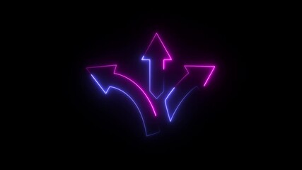 In a literal sense, it can serve as a directional indicator, like a road sign showing multiple routes. 