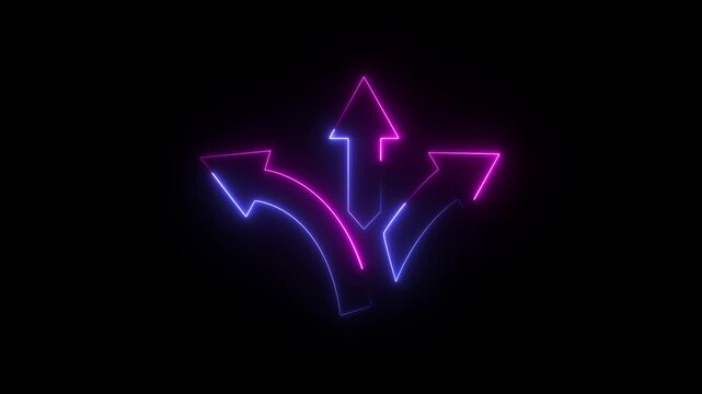 In a literal sense, it can serve as a directional indicator, like a road sign showing multiple routes. 