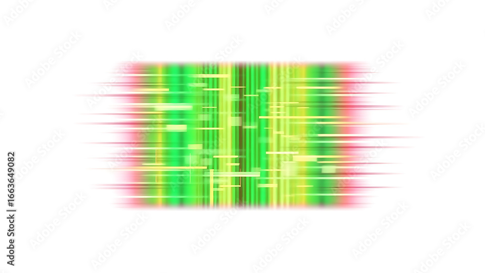 Poster glitch computer screen error abstract art illustration isolated on white background