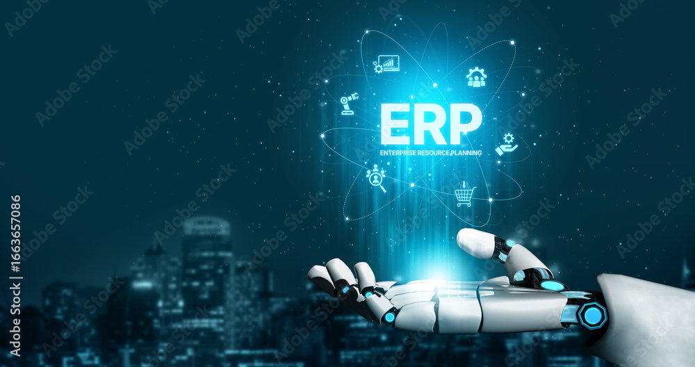 Poster ai optimizes erp platforms with centralized dashboards, automated data flow, and smart tools for man