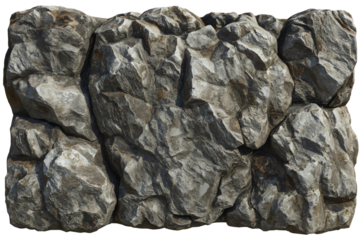 Rough grey rock texture, cliff face, outdoors, digital render, game design