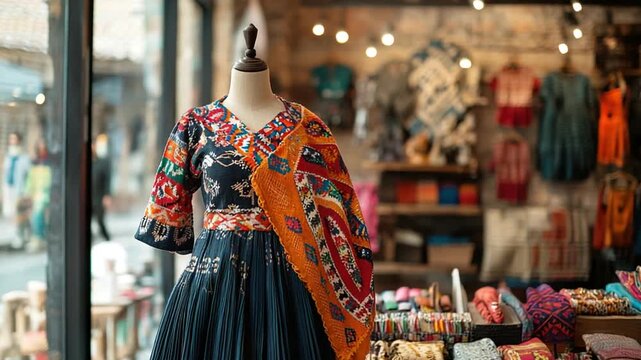 q&rsquo;ipirina carrying cloth with skirt peruvian attire video orbit in