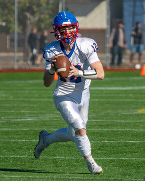 QB pass - High School Football Boys of Fall Sports