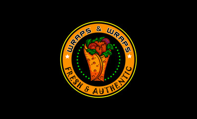 Wraps Kebabs Logo