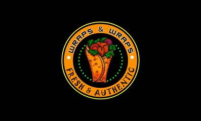 Wraps Kebabs Logo