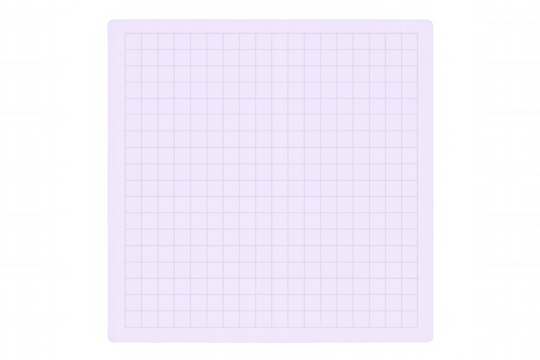 Grid paper sheet isolated, offering structured surface for sketching, note-taking, drafting technical designs, mathematical calculations