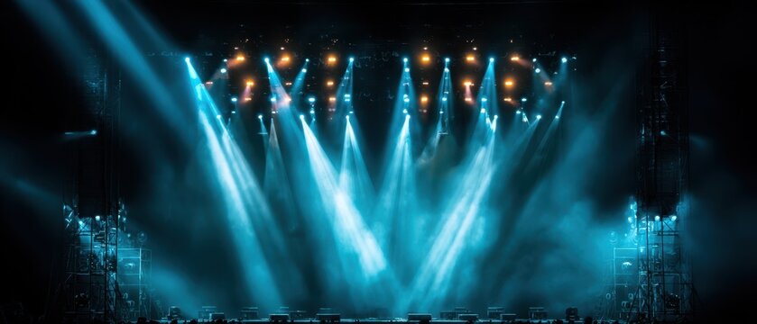 The Stunning Stage Lights Transforming the Concert Experience at Night.
