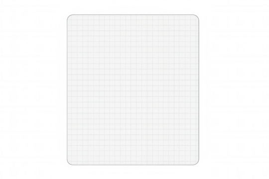 Graph paper positioned with clean lines, ready for drafting architectural plans, mathematical calculations, or creative drawing