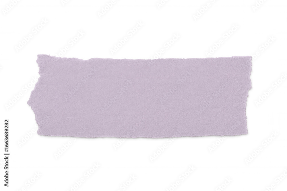 Aufkleber horizontal purple ripped piece of paper with transparent background, creating a simple yet versatile