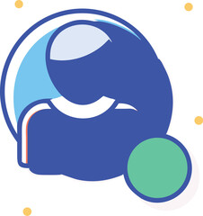 Add new user icon with person avatar in circle