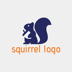 Fototapeta premium squirrel logo design vector