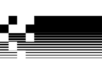 Black striped pattern of parallel lines and pixels on a white background. Vector design element. Modern sports vector background. Place for text. Stripe.Frieze, flag. Finish