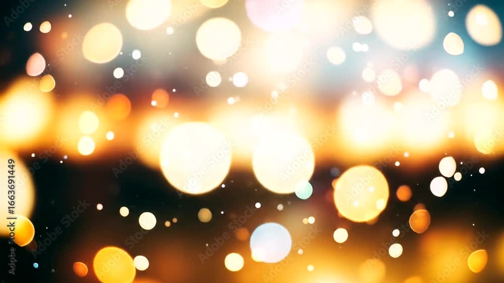 Aufkleber vivid bokeh lights create a festive and warm atmosphere, showcasing a stunning array of colors.