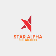 a stars logo design vector