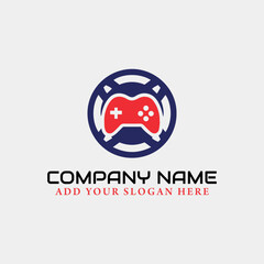 games store logo design vector
