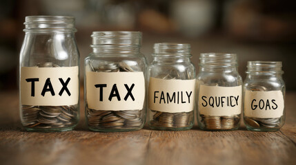 Savings Jars: Financial Planning for Tax, Family, and Lifestyle
