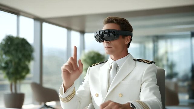 1_High-Tech Training Room with VR Demonstration