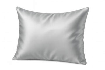 Plush white pillow showcasing clean minimalist design, providing soft cushioning support for tranquil relaxation and restful comfort