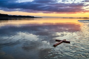 Wooden Cross Washup Reflection