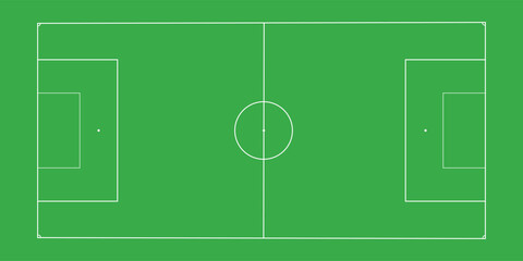 Football field. Football field lines style. vector illustration