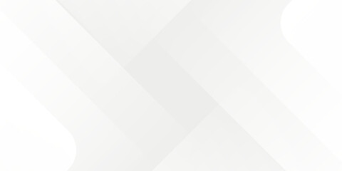 3D white geometric abstract background overlap layer on bright space with rounded rhomb effect decoration