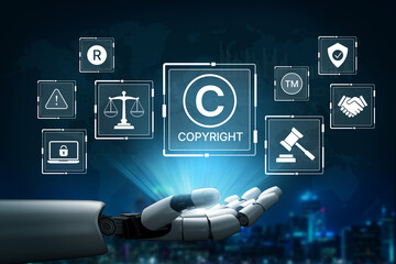 AI protects copyright with automated content verification, IP tracking tools, and digital...