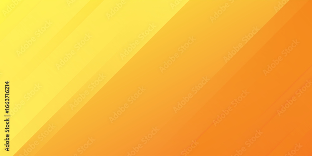 Poster abstract orange and yellow geometric background. dynamic shapes composition. cool background design 