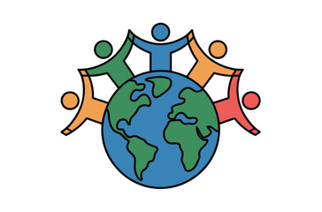 Global Unity: People United Around the Earth