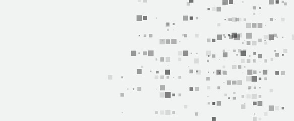 Subtle gray squares scatter across a light background, forming a delicate, modern pattern perfect for abstract designs, minimalist wallpapers, and contemporary backgrounds