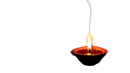 Serene Illuminated Clay Diya Lamp, Warm Glowing Flame, Dark Background, Spiritual Diwali Festive Image.