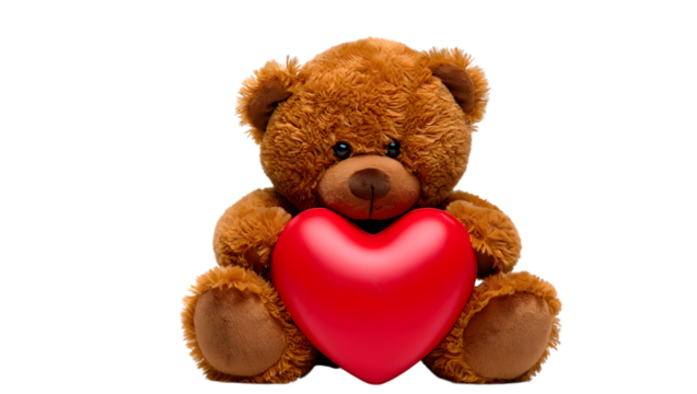 teddy bear with heart