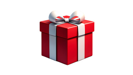 Fototapeta premium red gift box with ribbon