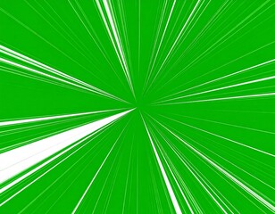 Fototapeta premium Green radial burst background
