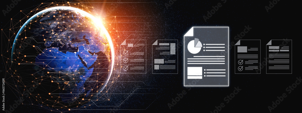 Poster cloud-based document systems improve access, security, and workflow, enabling paperless, productive 
