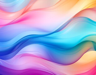 Obraz premium Abstract wavy background. Gradient colors. Trendy liquid design. Vector illustration for brochure, poster, cover, card, presentation, flyer or banner.