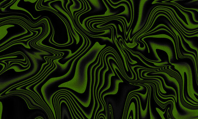 Abstract Green Swirls Pattern with Textured Effect Background