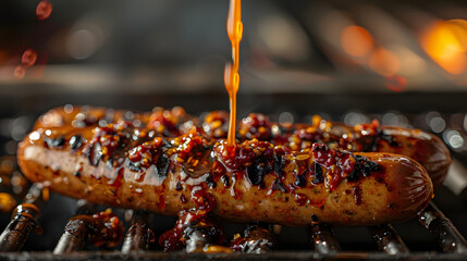 Grilled Sausages with Spicy Glaze: A Delicious Recipe