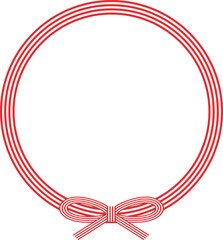 紐の和風フレーム