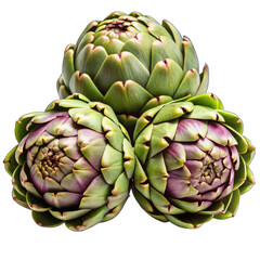 Obraz premium artichoke on green background