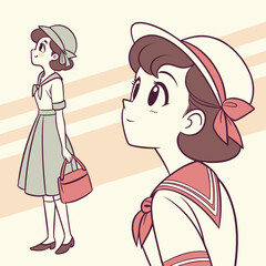 girl with shopping bags