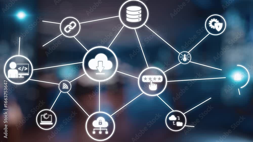 Aufkleber cloud computing, cloud strategy, and cloud technology transforming digital infrastructure with scala