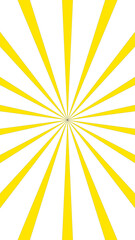  yellow halftone rays background with sunburst effect