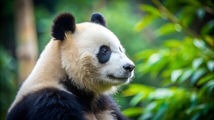Fototapeta premium Portrait of a giant panda