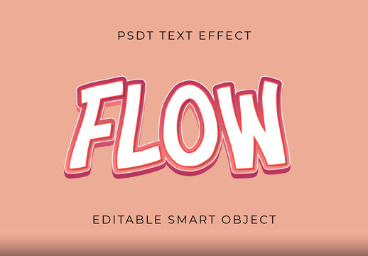 White And Red Splash Font Bold Cartoon Fun Text Effect