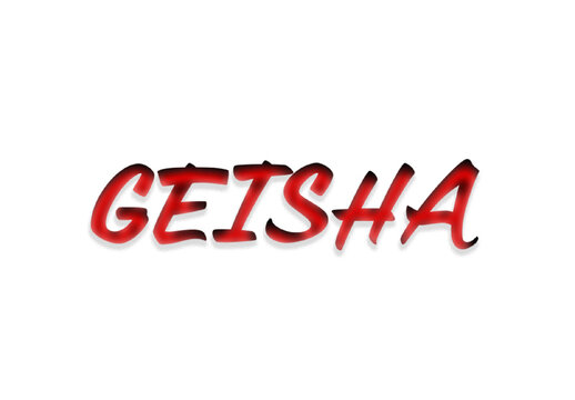 Red And Black Japan Font Asian Bold Shadow Soft Text Effect