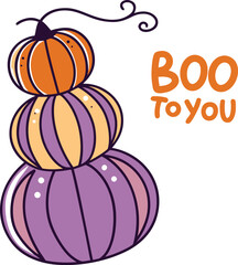 Pumpkin Hand-drawn Fall SVG Pumpkins Clipart