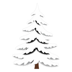 Obraz premium Christmas Festival Icon Set – Santa, Tree, Snowflakes & Holiday Vector Illustrations