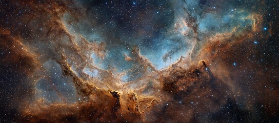 Breathtaking Panorama of the Soul Nebula, a Star-Forming Region in the Milky Way Galaxy