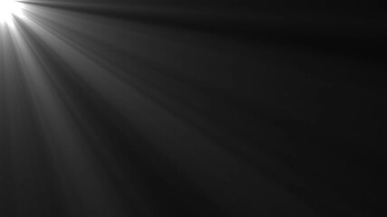 Animation white light rays Glitter, shiny, bright, flare footage Isolated white light rays animation. High-quality stock footage of sun rays light effects, for desi Optical Lens flare light background - Powered by Adobe