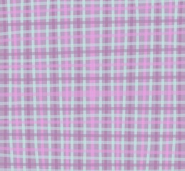 pink and white plaid